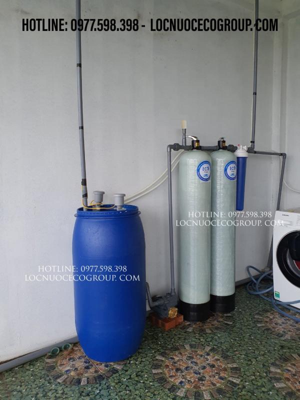 Hệ thống lọc nước giếng khoan GK02 - VAN XẢ TAY (Lọc kim loại - Carbon)