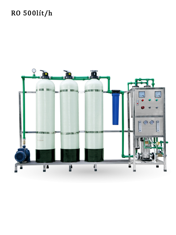 Hệ thống lọc nước tinh khiết RO công nghệp 500l/h - VAN CƠ